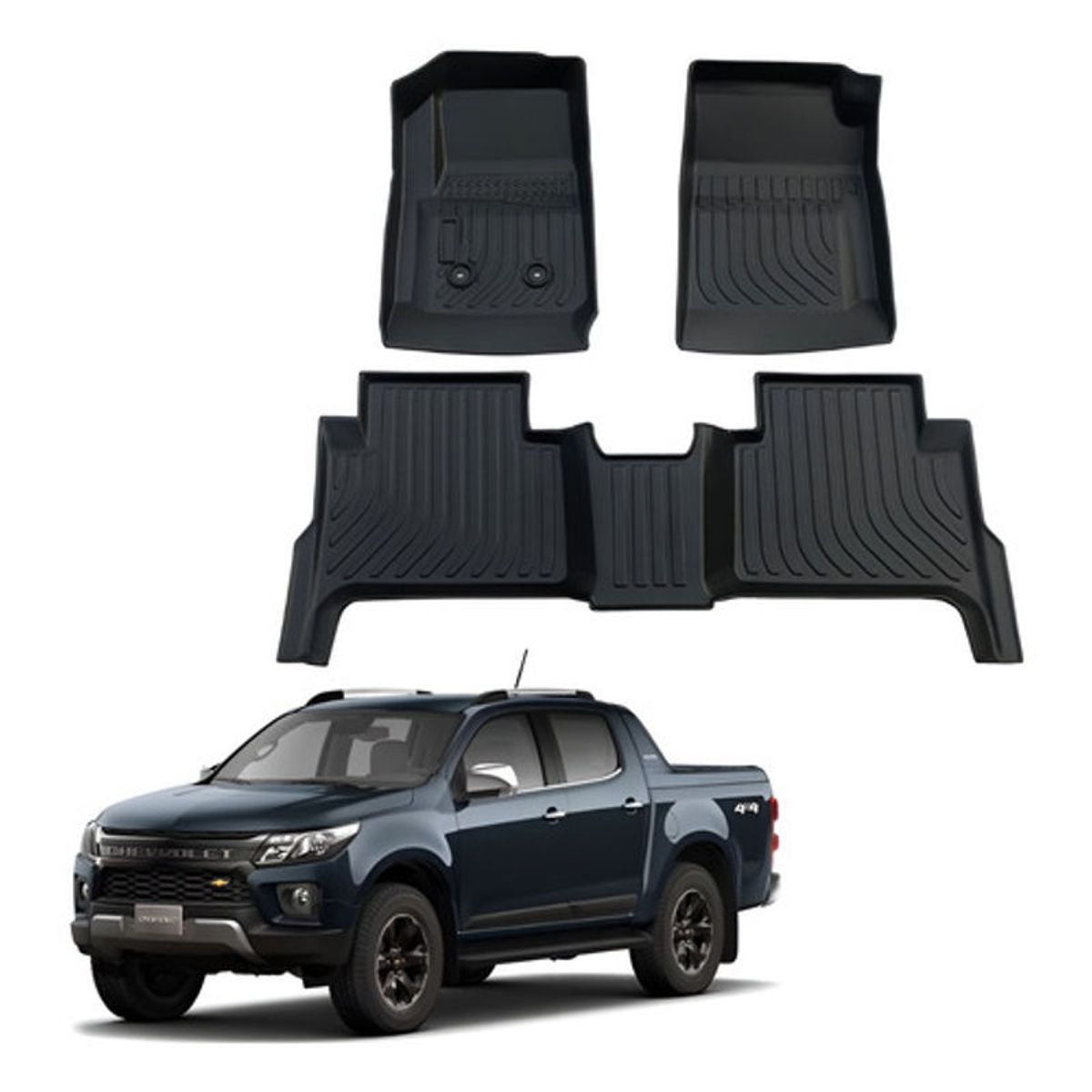 OEM - Kit Pisos Rígidos Calce Perfecto Chevrolet Colorado 201824