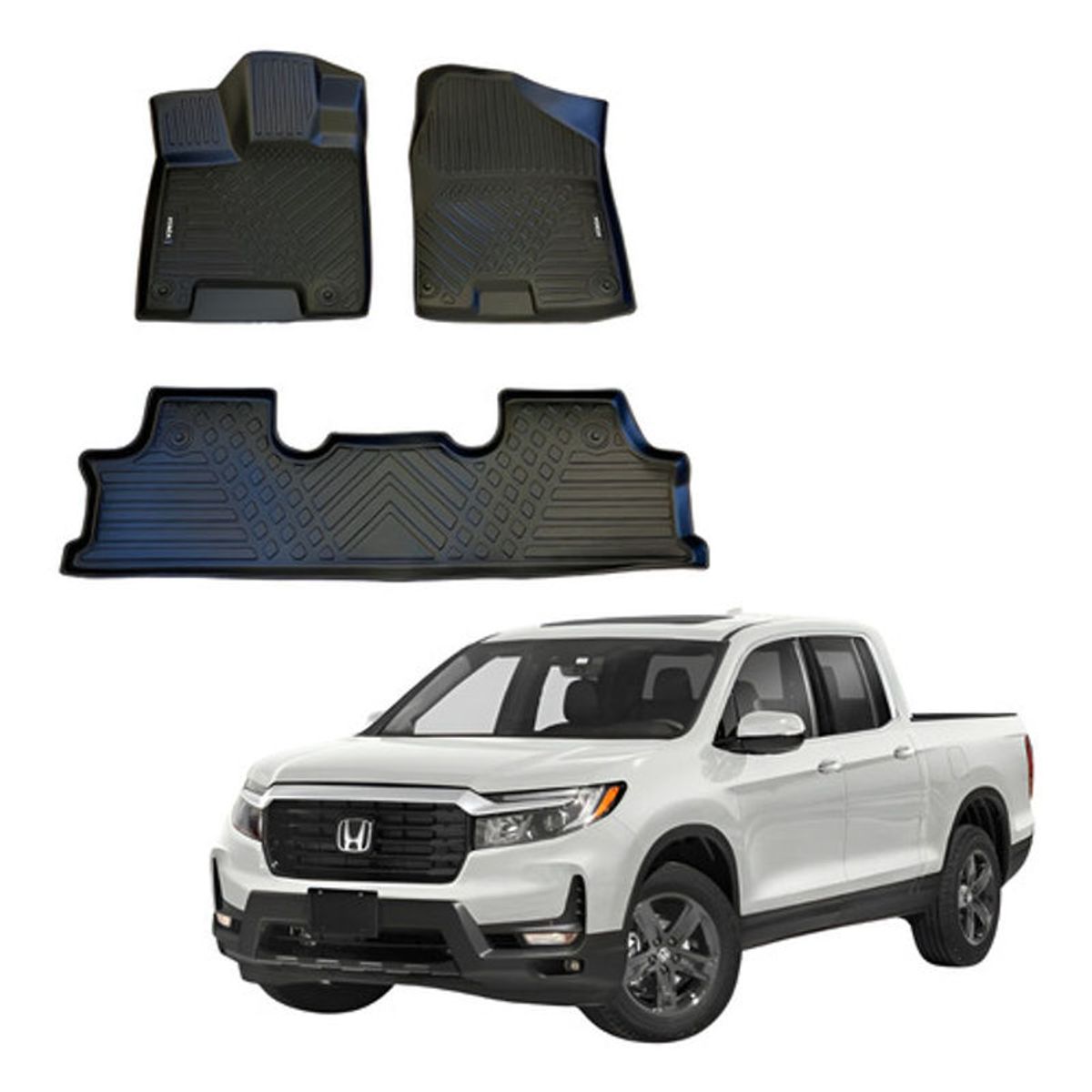 OEM - Kit Pisos Rígidos Calce Perfecto Honda Ridgeline 2017-2024