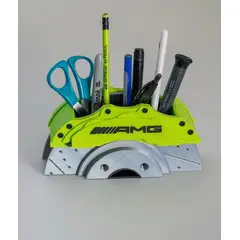 GENERICO - Porta Lápices 3D con Diseño de Cáliper de Freno