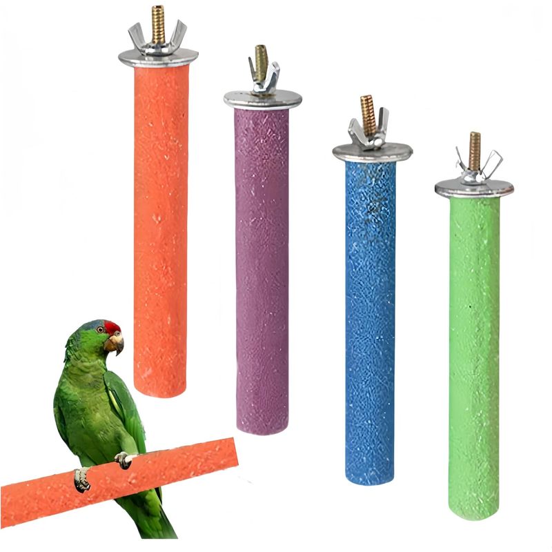 GENERICO - Repisa para aves de colores 20cm