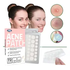 GENERICO - Parches Hidrocoloides Invisibles Antiacne 72 unidades