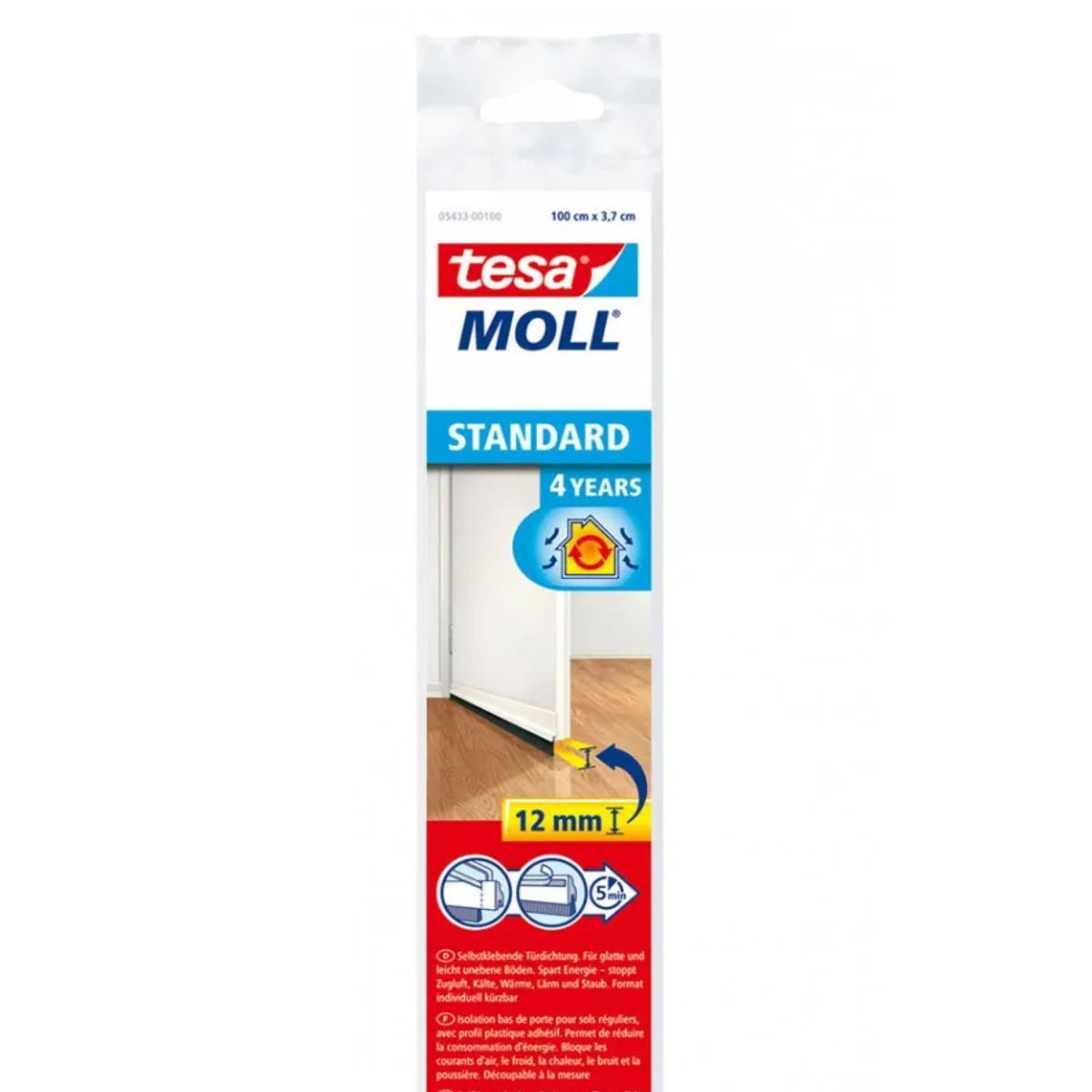 BURLETE ADHESIVO TIPO ESCOBILLA 1MX37MM TESAMOLL, marca TESA - Foto Principal
