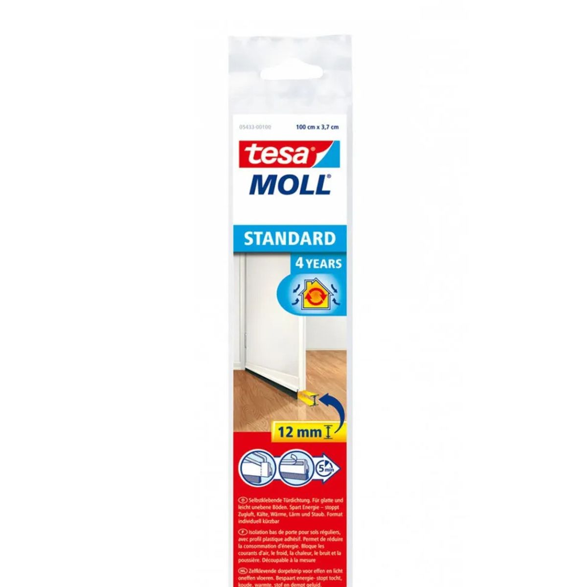 BURLETE ADHESIVO TIPO ESCOBILLA 1MX37MM TESAMOLL, marca TESA - Foto Principal