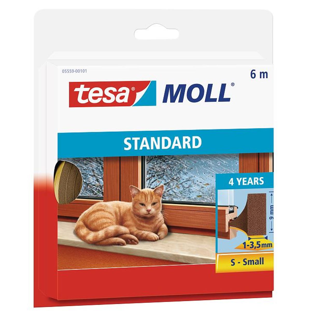 GENERICO - BURLETE STANDARD PERFIL 6MX9MM 05559-0010105390-00101 TESA MOLL
