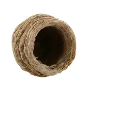 GENERICO - Casa nido con cuerda para aves 9x10cm