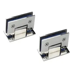 GENERICO - Bisagra Puerta Shower Vidrio 8 A 12m Muro A Vidrio 2 un 90°