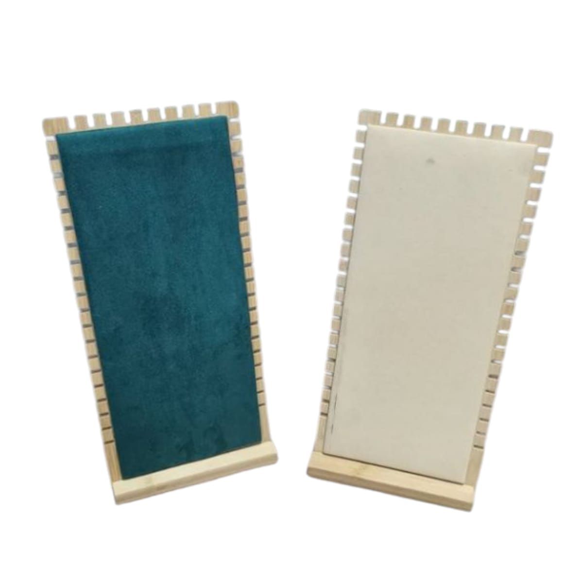 GENERICO - Exhibidor de Terciopelo en Madera para Collares 40x18cm Gms