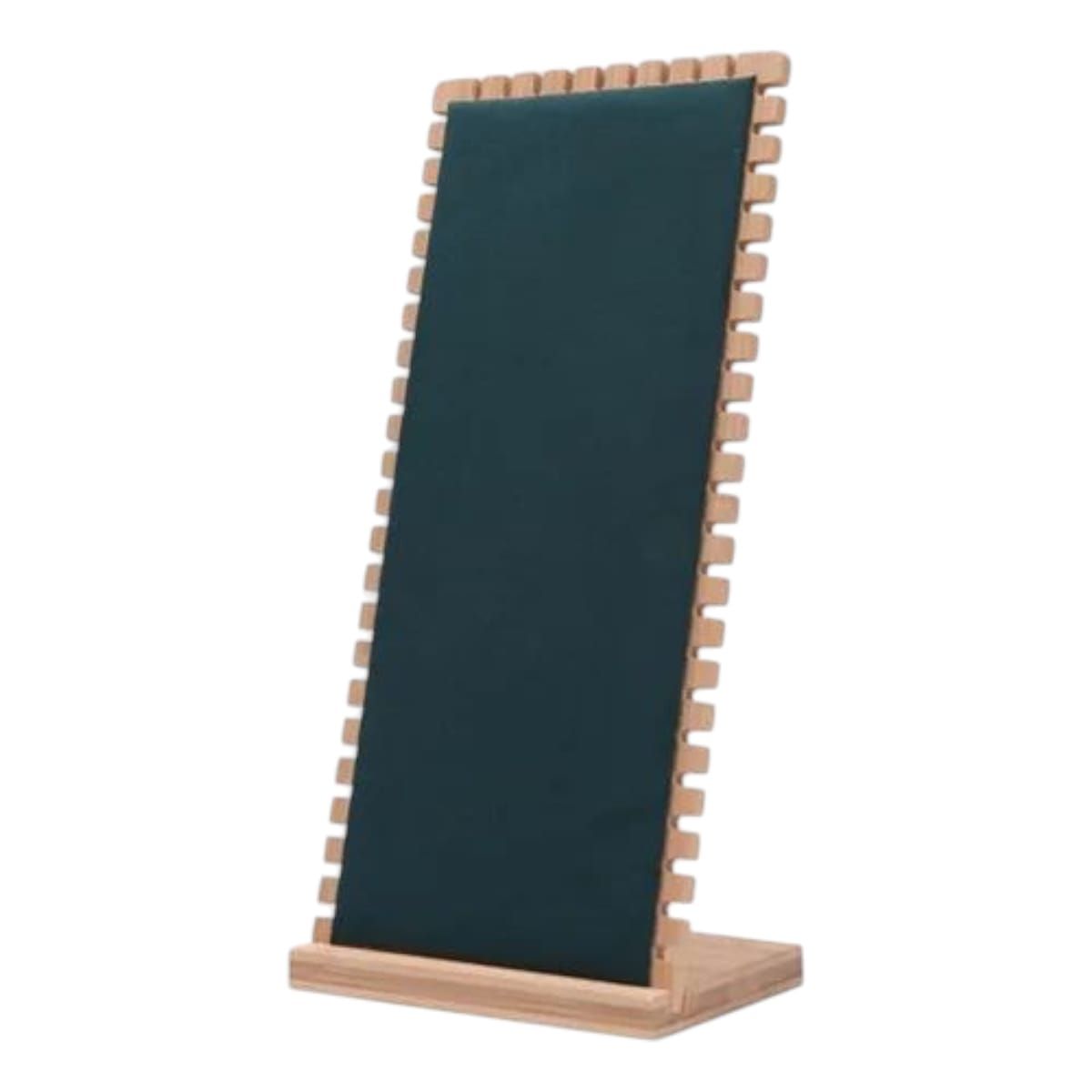 GENERICO - Exhibidor de Terciopelo en Madera para Collares 40x18cm Gms