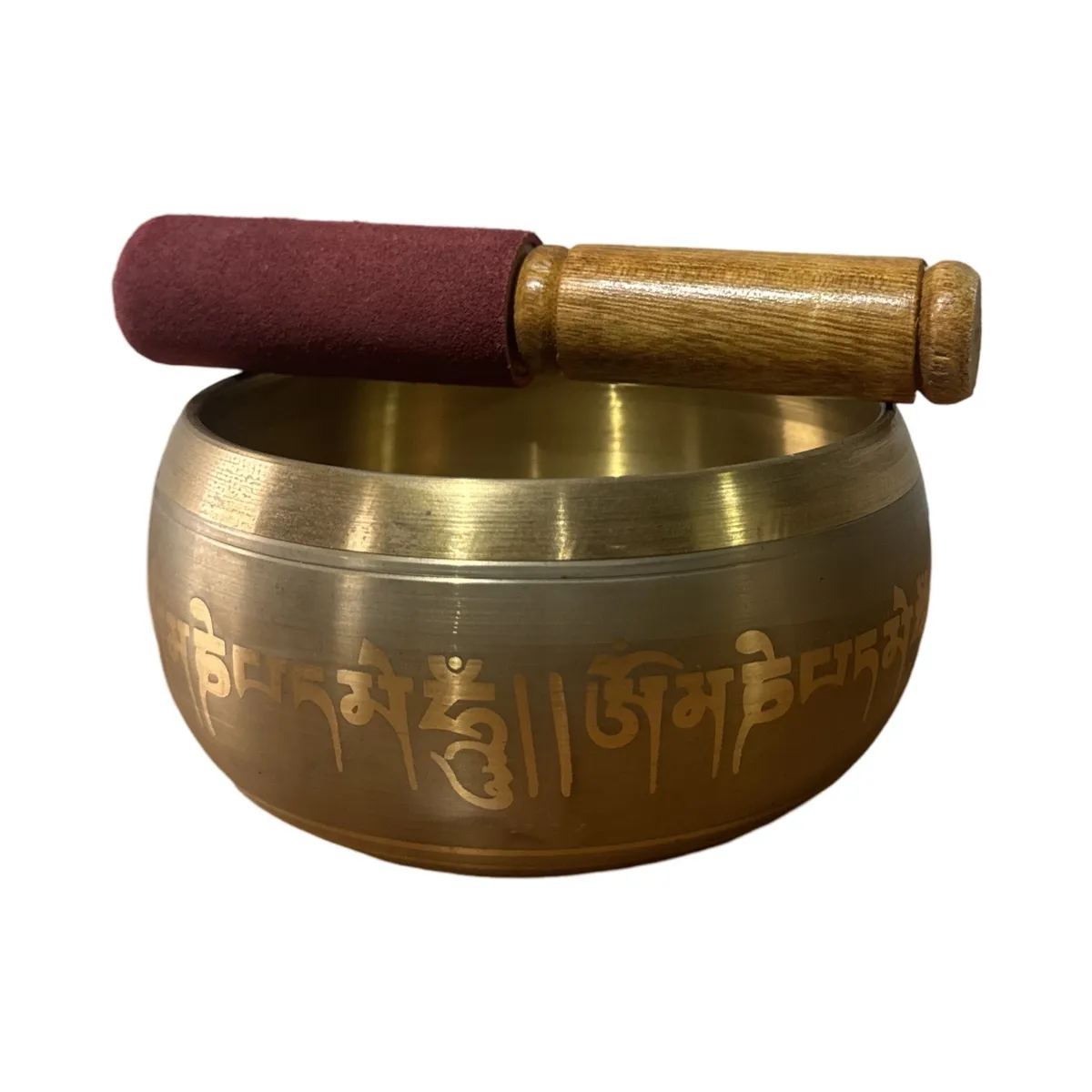 AAYO MODA - Cuenco Tibetano de Meditación  Tamaños-11 cm y Color Dorado