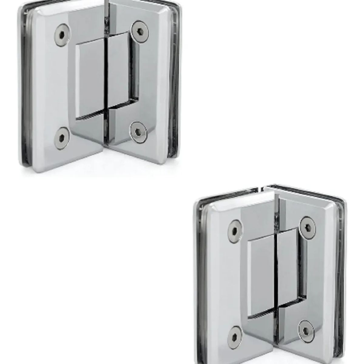 GENERICO - Bisagra Puerta Shower Vidrio 8 A 12 mm Vidrio.a A Vidrio 2 un