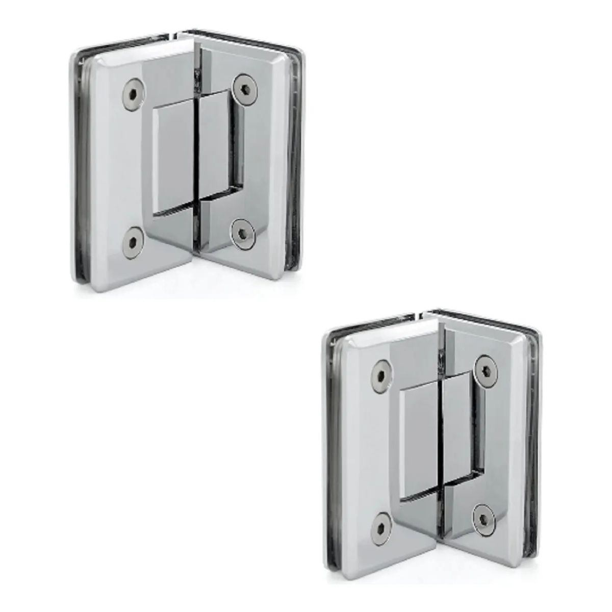 GENERICO - Bisagra Puerta Shower Vidrio 8 A 12 mm Vidrio.a A Vidrio 2 un