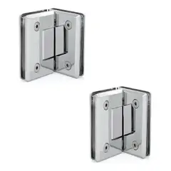 GENERICO - Bisagra Puerta Shower Vidrio 8 A 12 mm Vidrio.a A Vidrio 2 un