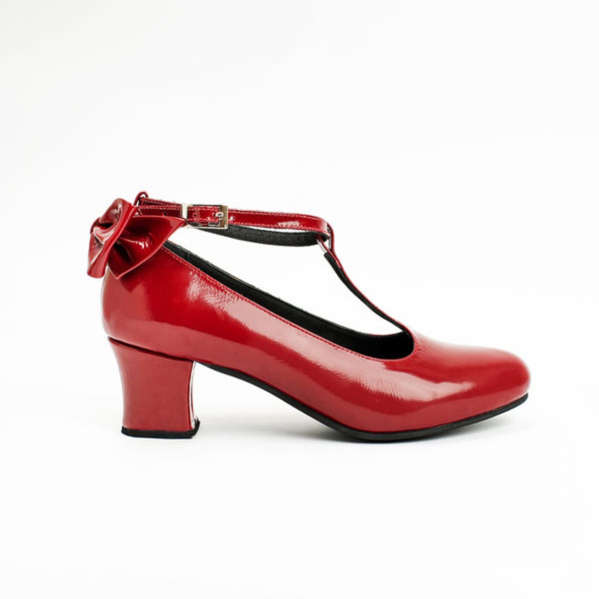GANDARVA - Zapato Mujer De Cuero Dulcinea 5 cm Rojo Richato