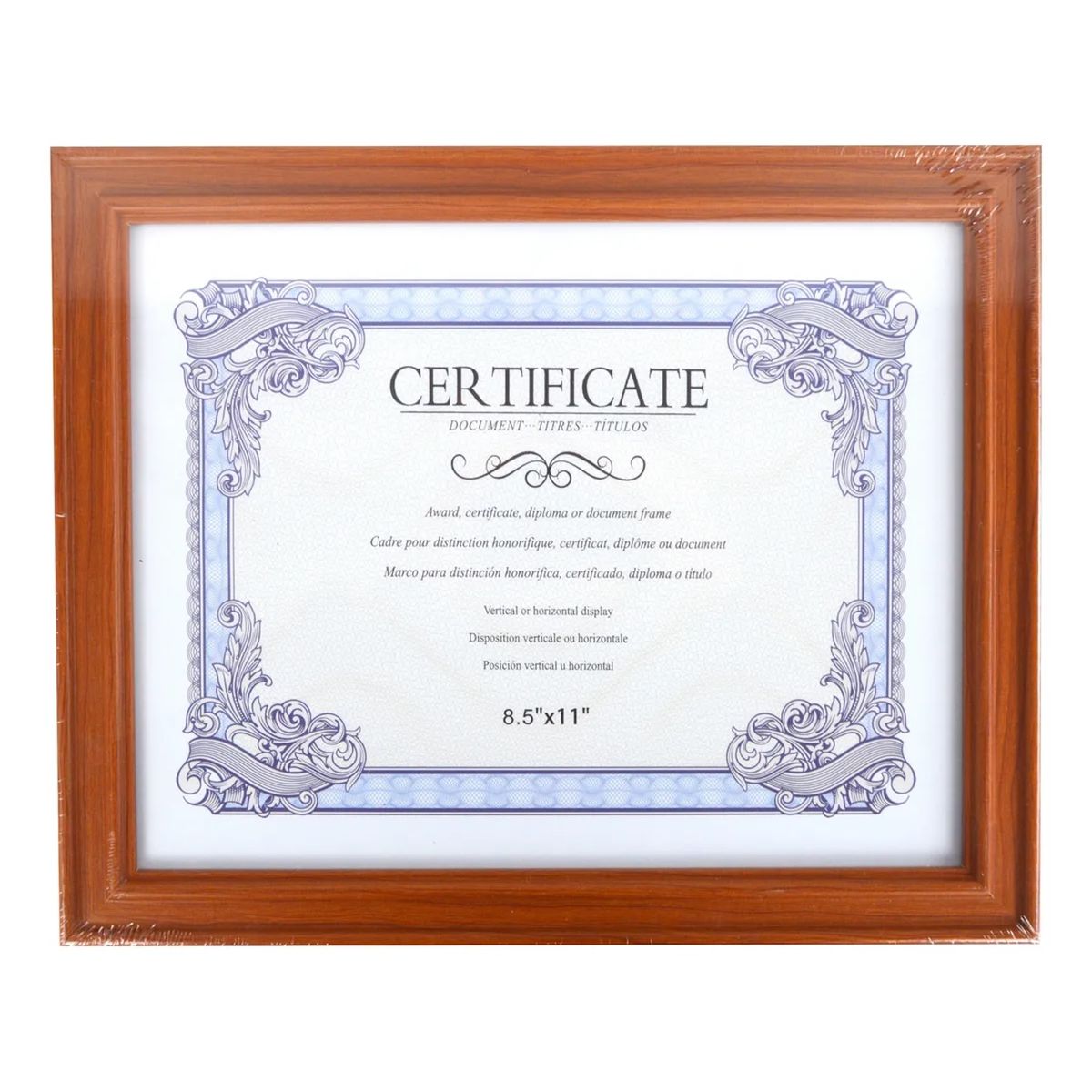 GENERICO - Marco Para Fotos Certificado Titulos Cuadro 22x28 cm