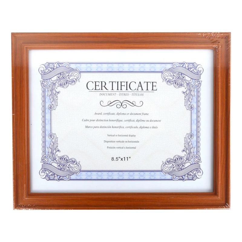 GENERICO - Marco Para Fotos Certificado Titulos Cuadro 22x28 cm