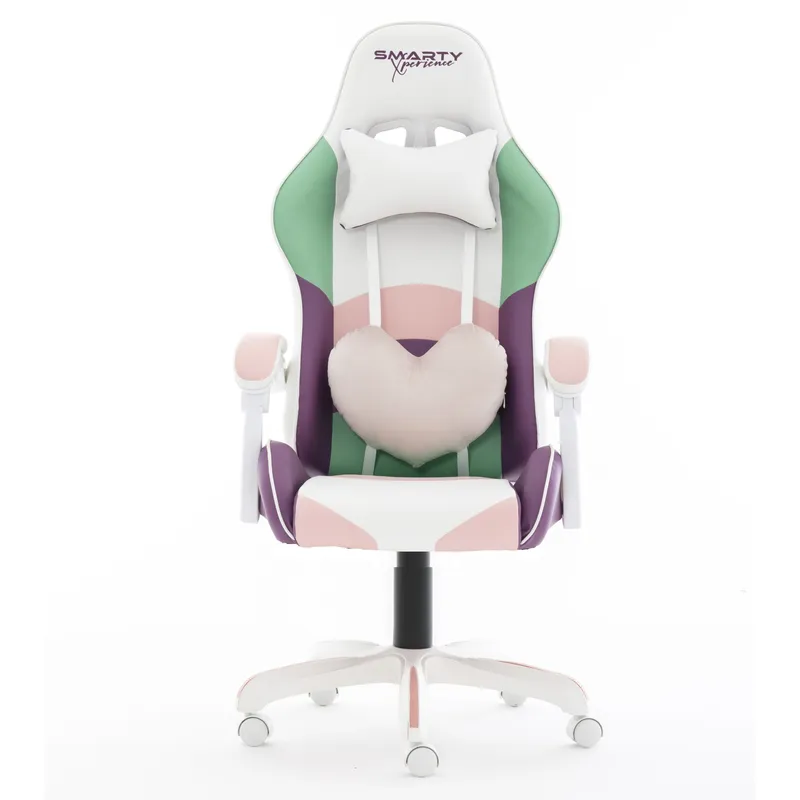 SMARTY - Silla Gamer Smarty Xperience Sweet Ergonómica Y Reclinable