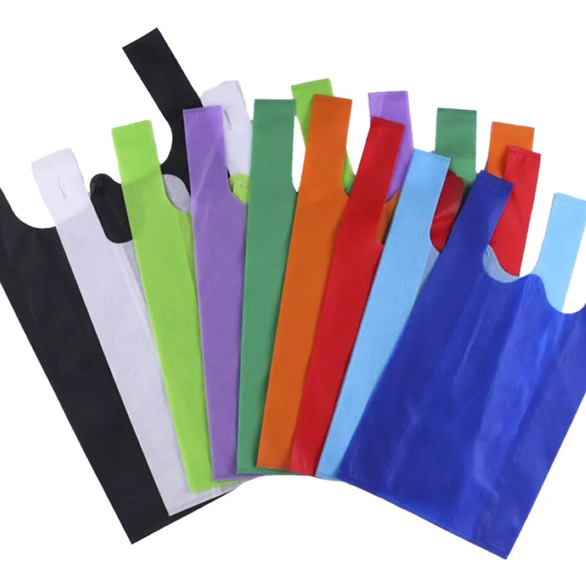 GENERICO - Pack 100 Bolsas Grandes TNT Ecologicas Grande 70x44cm