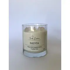 GENERICO - Velas de Cuarzo Rosa - Salvia