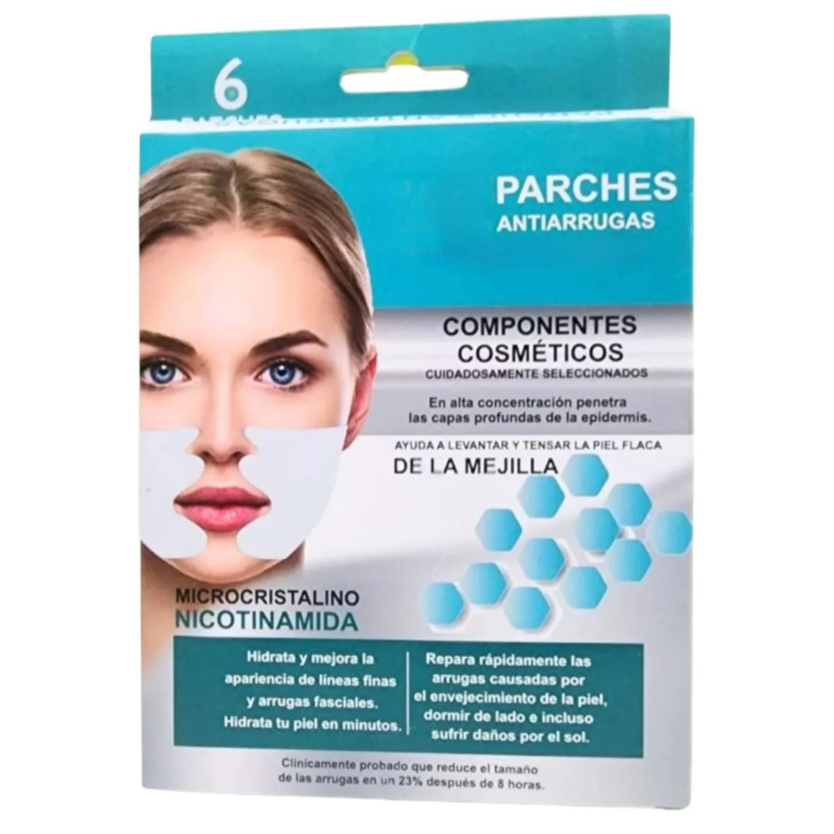 GENERICO - Parches Para Las  Mejillas Antiedad  6 Pares