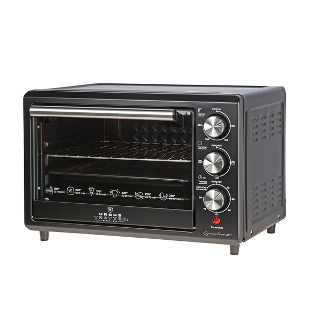 URSUS TROTTER - Horno Eléctrico Ut-Backofen Pro-R 25L Negro TROTTER