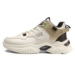 SHANDIAN - Zapatillas Hombre Blanco