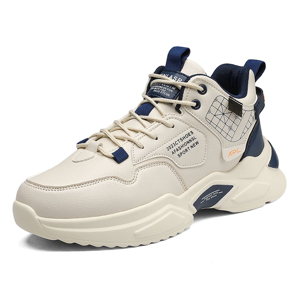 SHANDIAN - Zapatillas Hombre Blanco