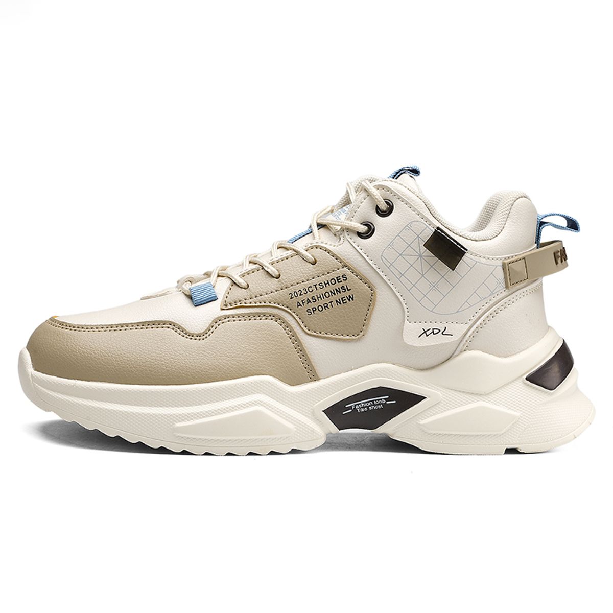 SHANDIAN - Zapatillas Hombre Blanco