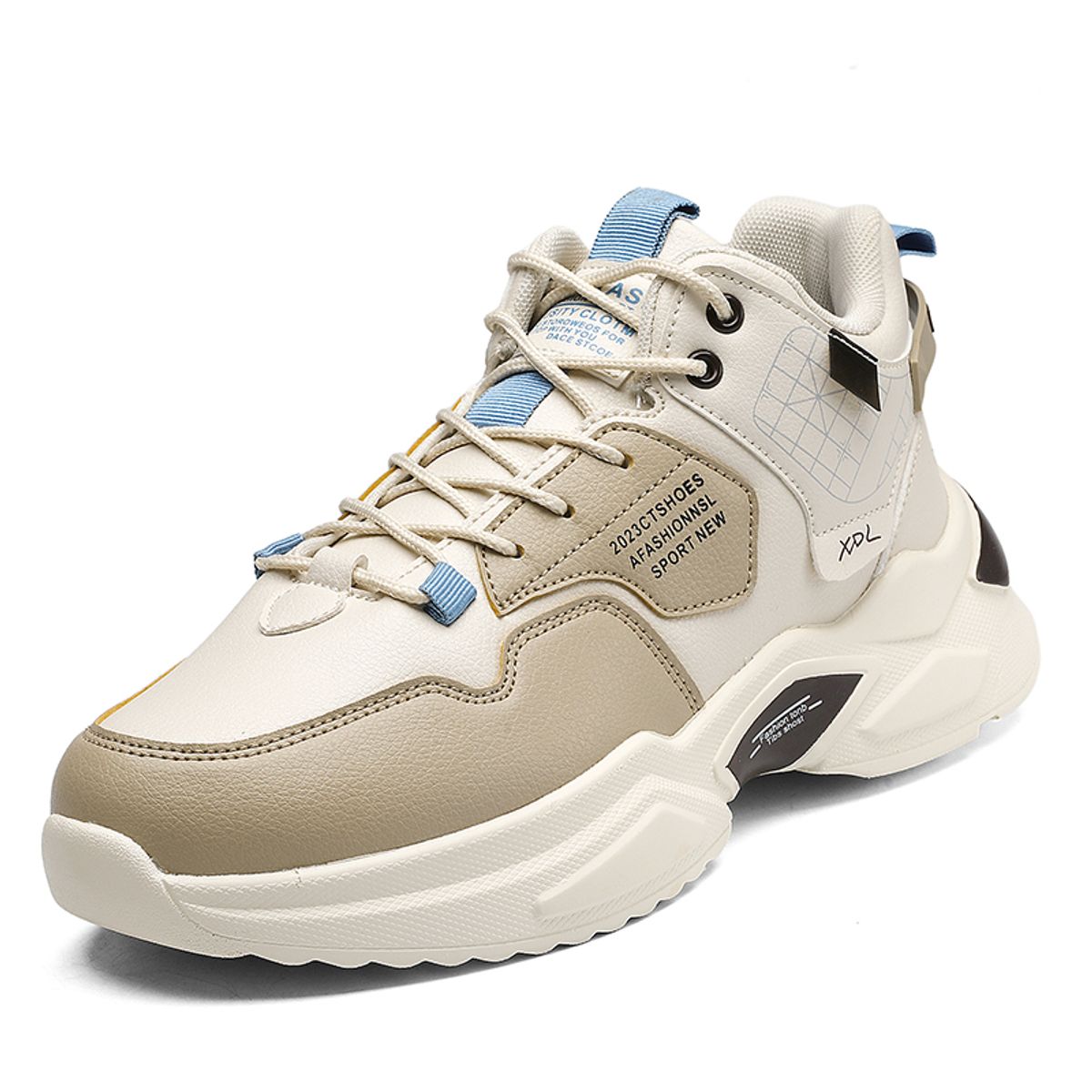 SHANDIAN - Zapatillas Hombre Blanco