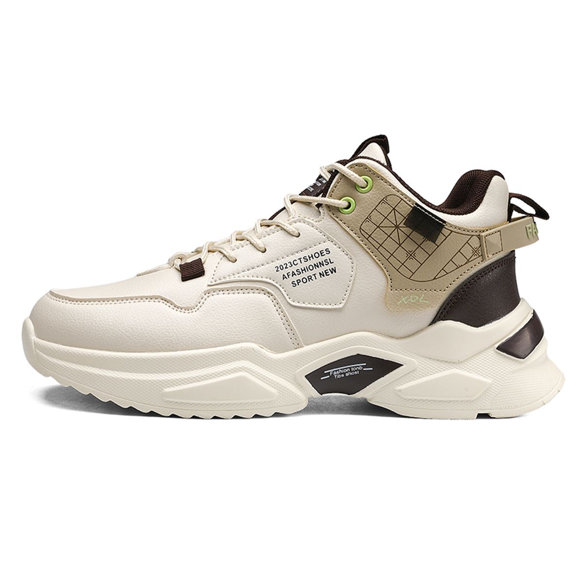 SHANDIAN - Zapatillas Hombre Blanco