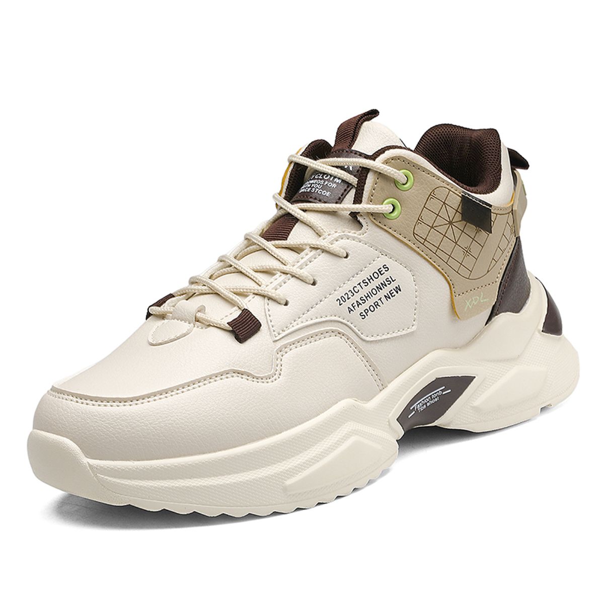 SHANDIAN - Zapatillas Hombre Blanco