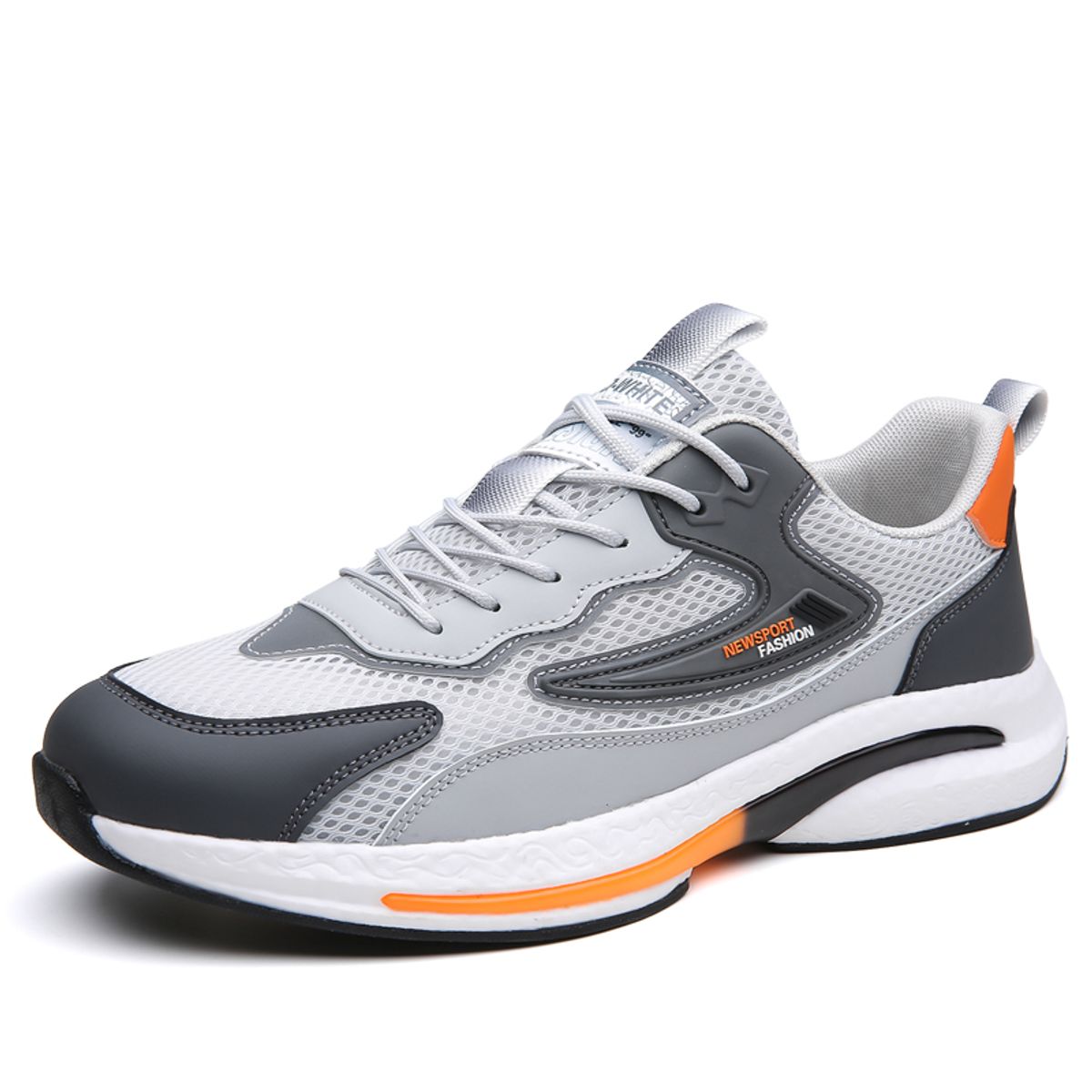 SHANDIAN - Zapatillas Hombre Gris