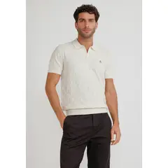 ORIGINAL PENGUIN - Polera Hombre Polo Manga Corta Cruda