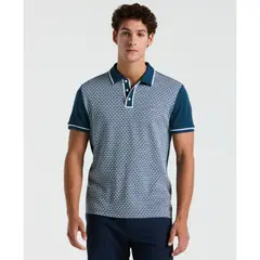 ORIGINAL PENGUIN - Polera Hombre Polo Manga Corta Azul Petróleo
