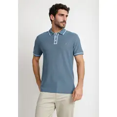 ORIGINAL PENGUIN - Polera Hombre Polo Manga Corta Azul
