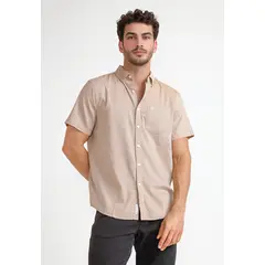 ORIGINAL PENGUIN - Camisa Hombre Manga Corta Mostaza