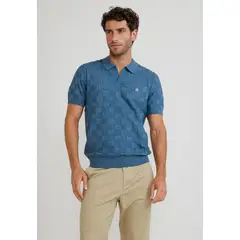 ORIGINAL PENGUIN - Polera Hombre Polo Manga Corta Azul