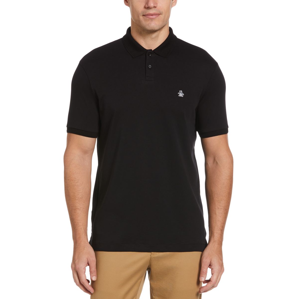ORIGINAL PENGUIN - Polera Polo De Hombre Negro