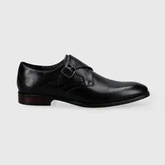 TRIAL - Zapato Formal Hebilla Cuero Negro