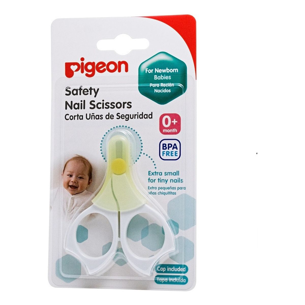 PIGEON - Tijera Para Uñas De Bebé Recién Nacido