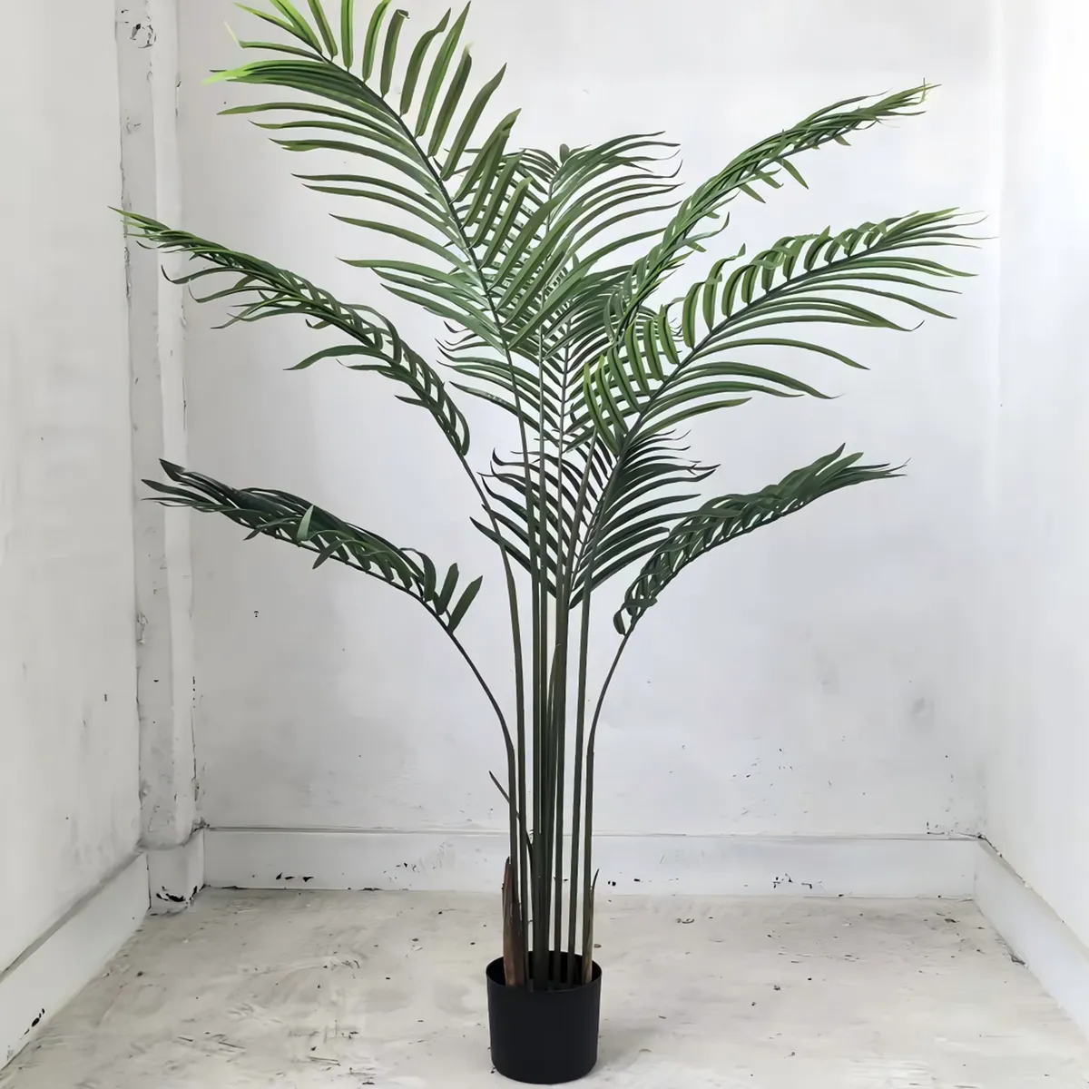 ROHE - Planta Artificial Palmera Areca 170 cm 15 Hojas