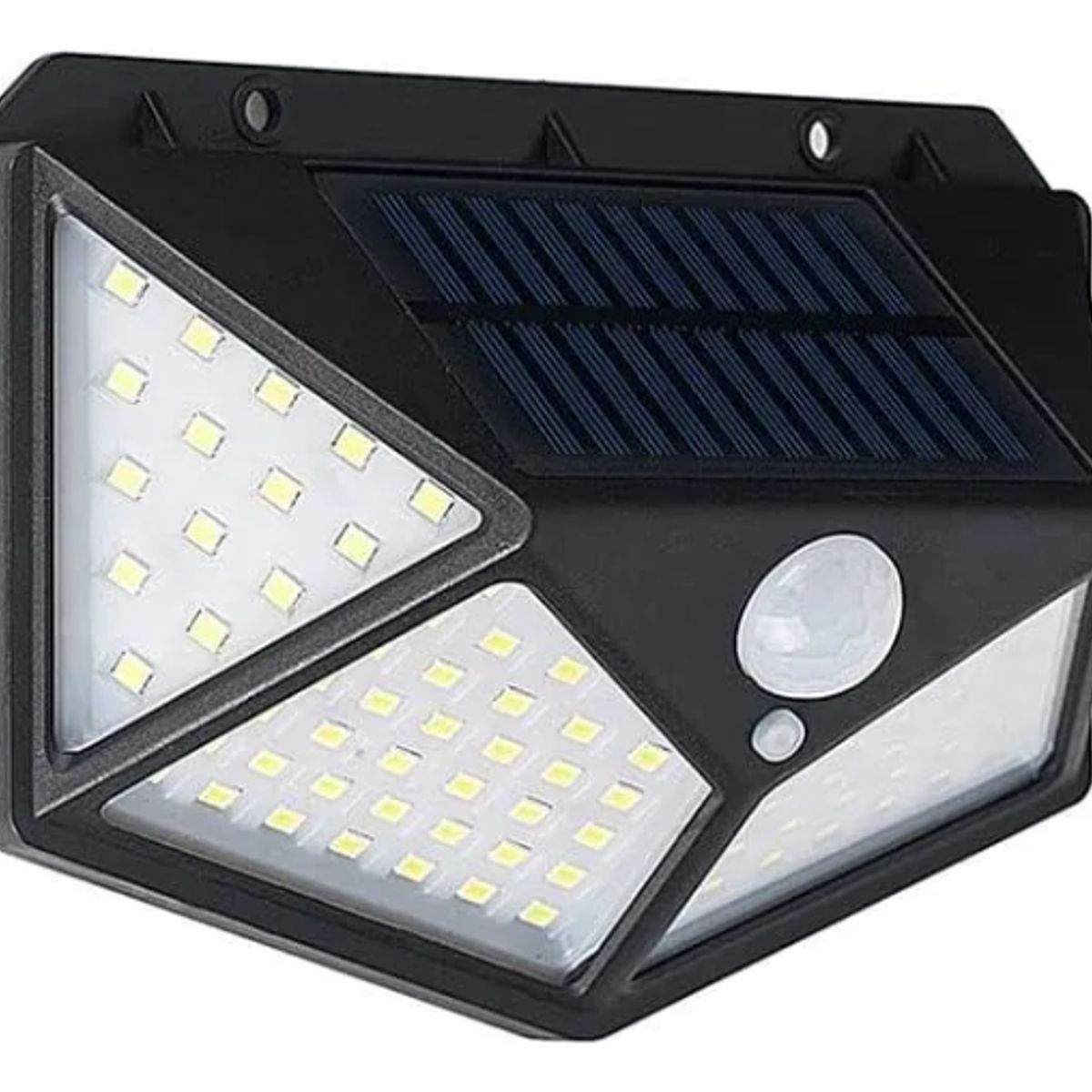 GENERICO - Lámpara Solar LED Exterior Aplique de Pared Impermeable