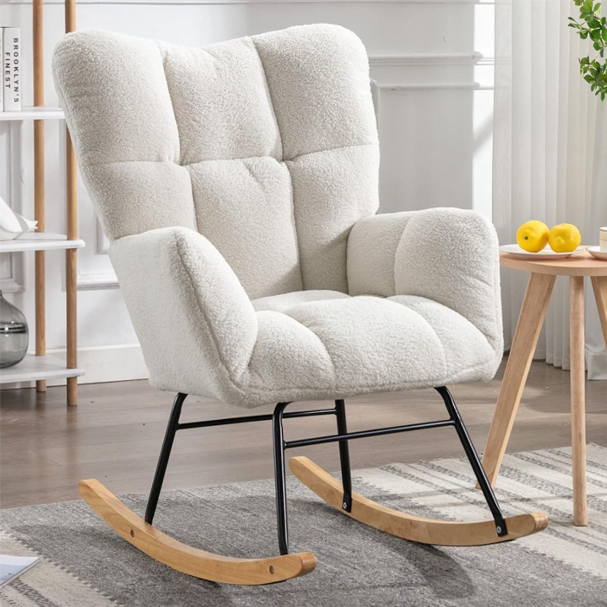 MSA MUEBLES SANTA ANA - Mecedora Sitial Descanso White Strong