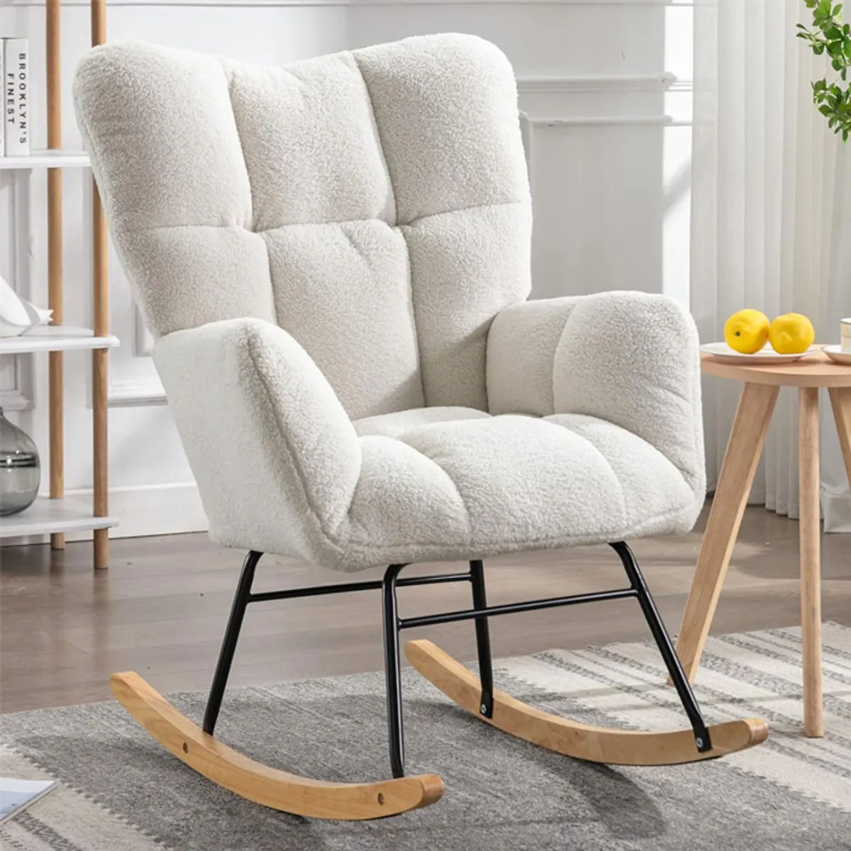 MSA MUEBLES SANTA ANA - Mecedora Sitial Descanso White Strong