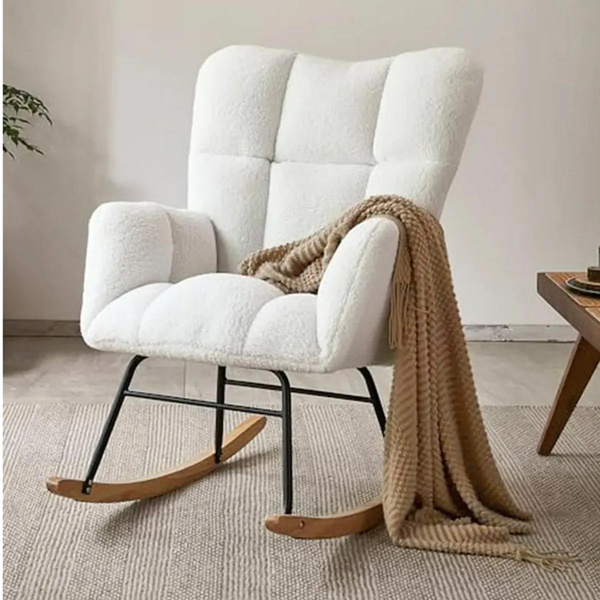 MSA MUEBLES SANTA ANA - Mecedora Sitial Descanso White Strong