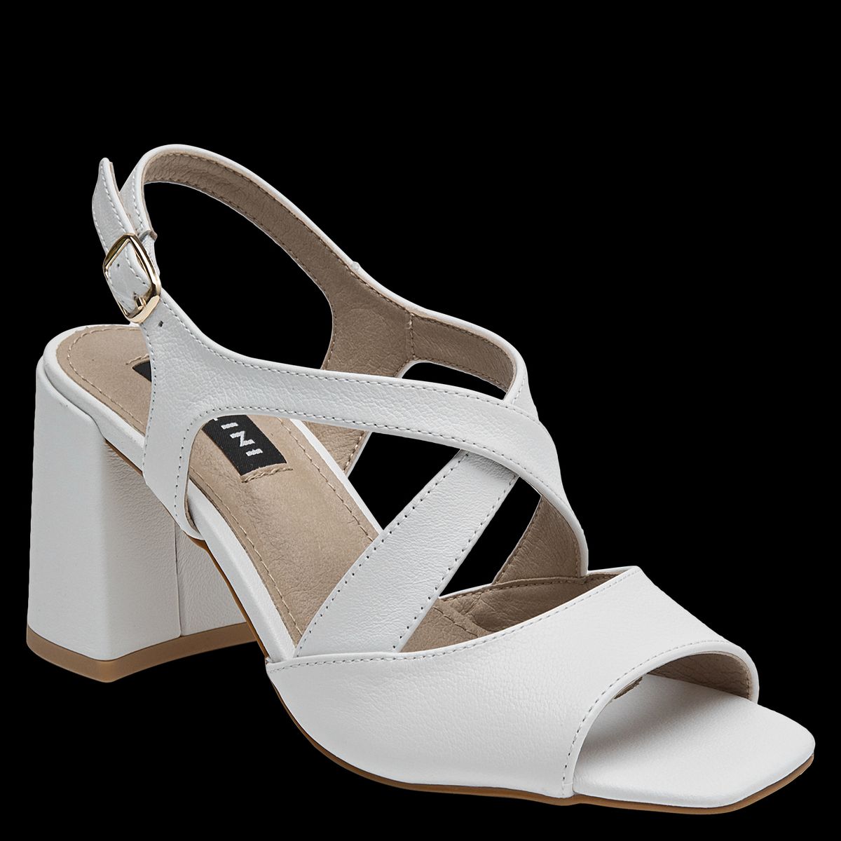 POLLINI - Sandalia Mujer Casual Blanco Pollini