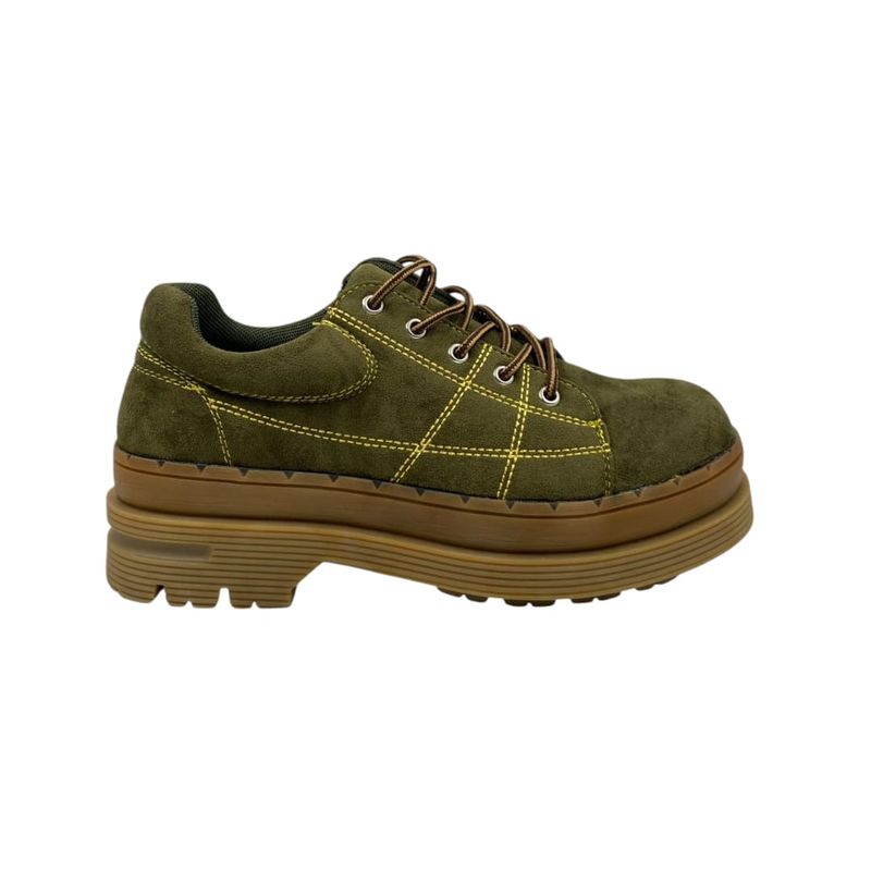 HERIEL - Zapato Verde Plataforma Mujer
