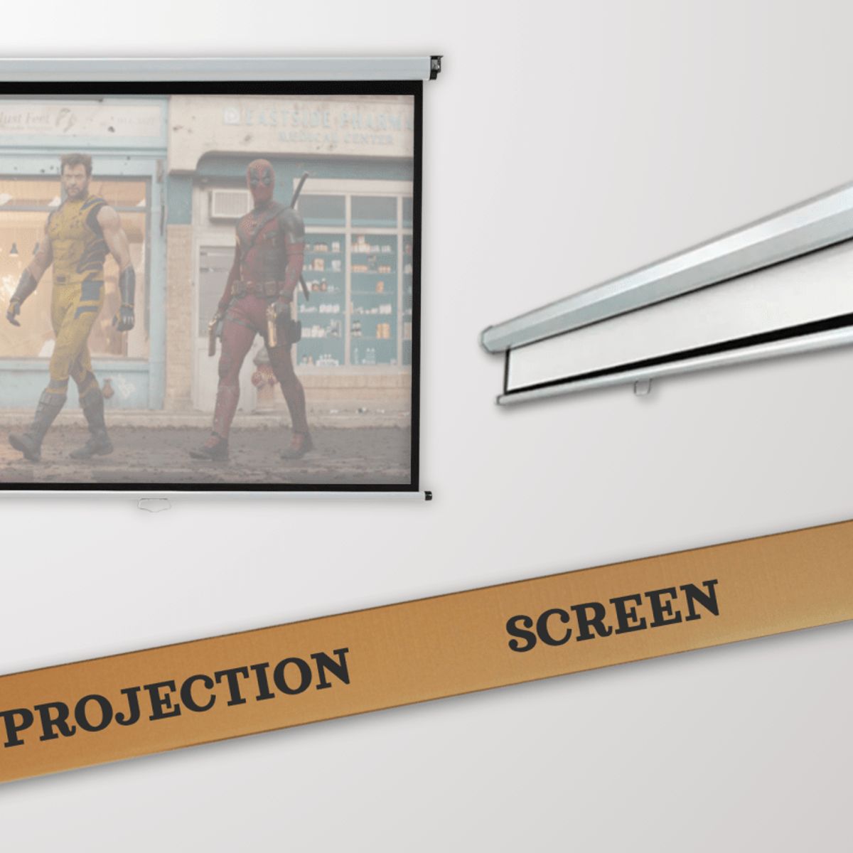 MALIK - Telon Mural 200x200 cm 11 para proyector Optma 4K400x