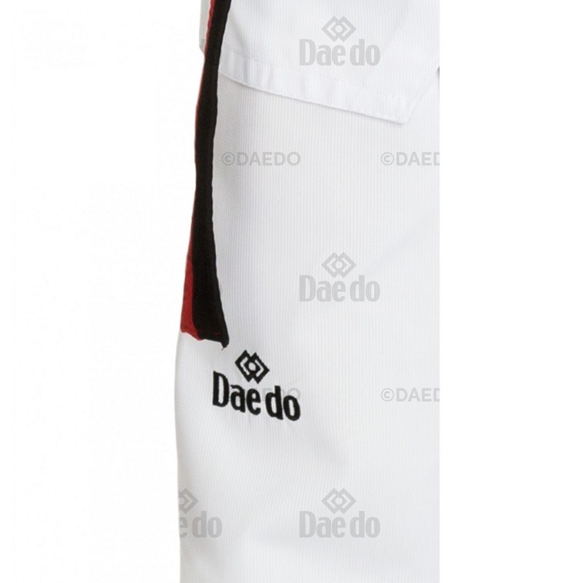 DAEDO - DOBOK DAEDO POOM NIÑO CUELLO ROJO/NEGRO WT