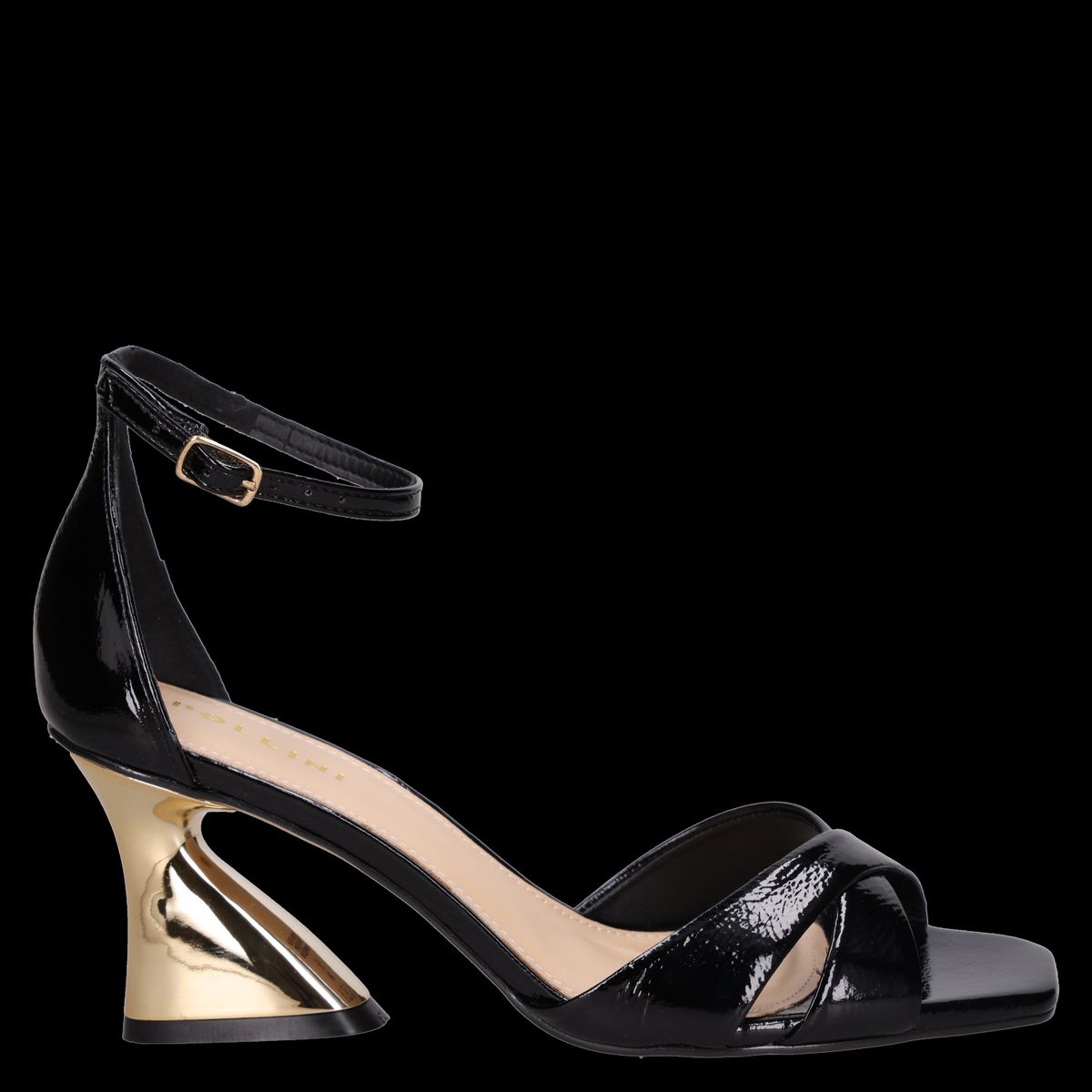 POLLINI - Sandalia Mujer Fiesta Negro Pollini
