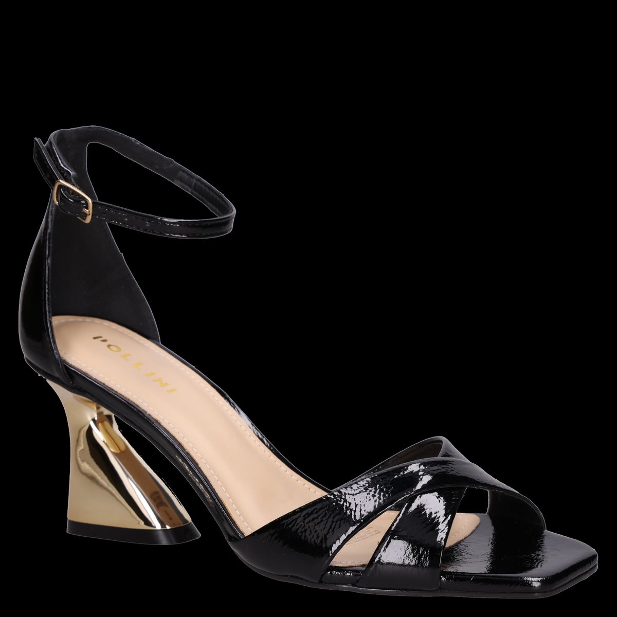 POLLINI - Sandalia Mujer Fiesta Negro Pollini